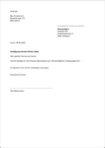 puregym kündigung|Kündigung für PureGym (Schweiz) kostenlos als PDF erstellen